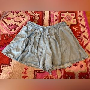 Chambray shorts